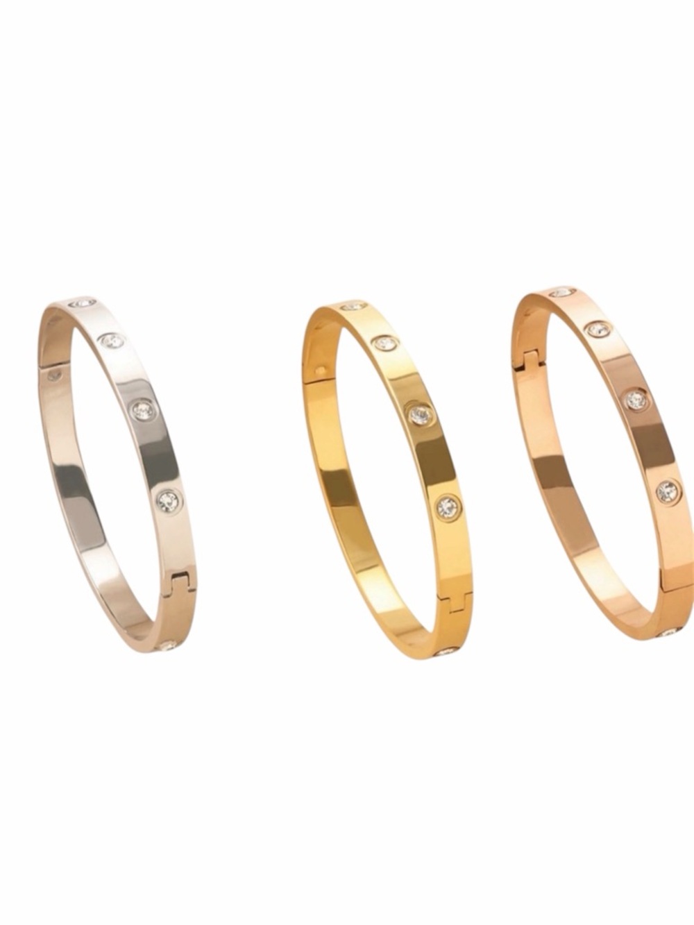 10 Stone Bangle Bracelet NWT